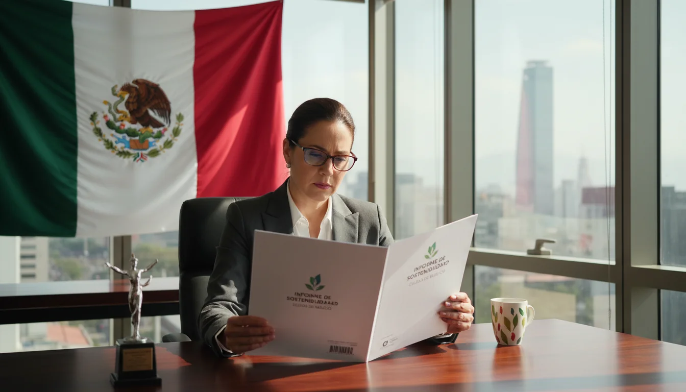 Mexican corporate sustainability report cover