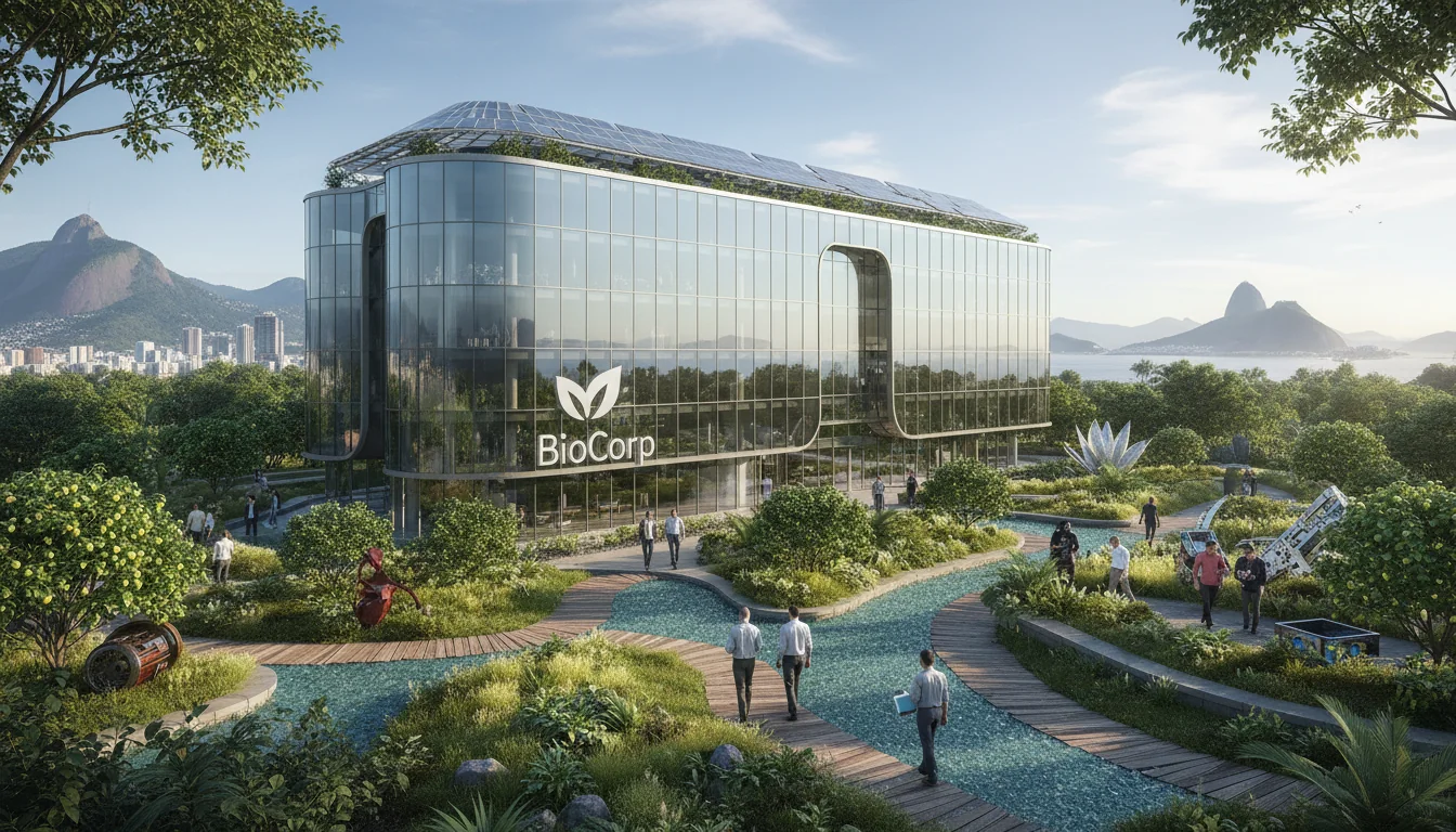 Eco-friendly corporate office in Brazil