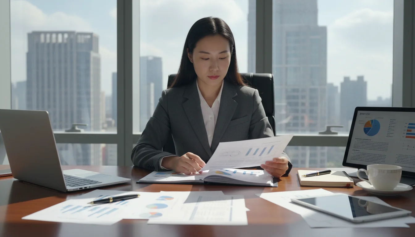 ESG report on Chinese corporate desk