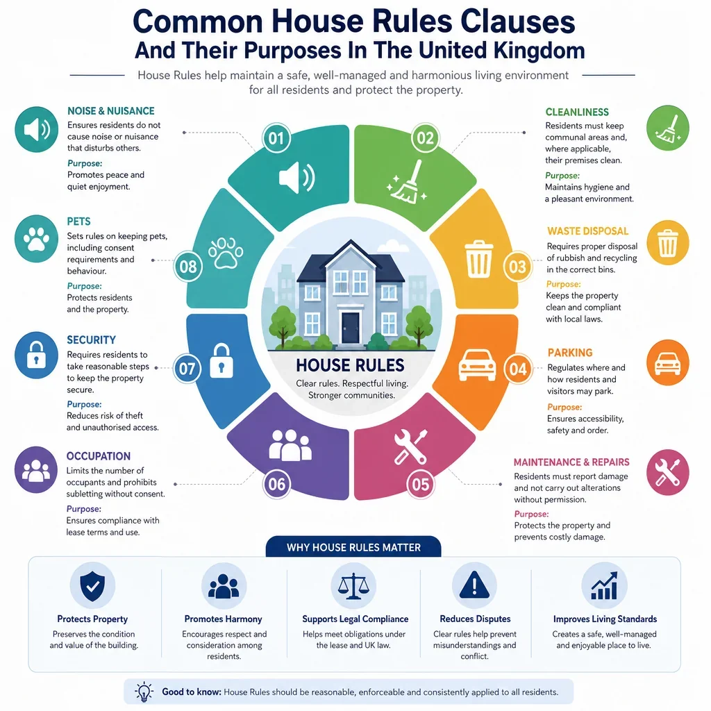 Common House Rules Clauses and Purposes