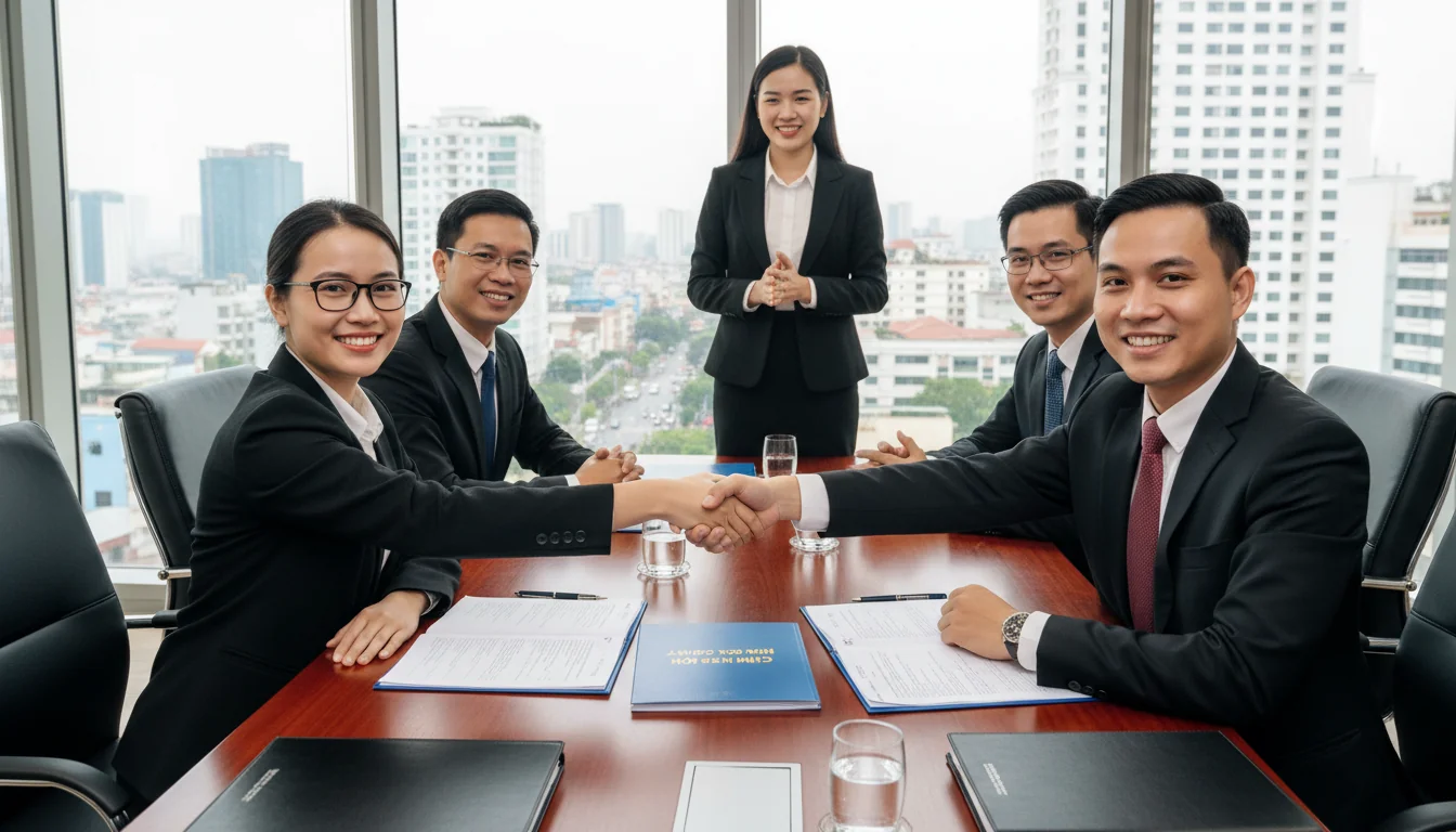 Vietnamese office signing company regulations