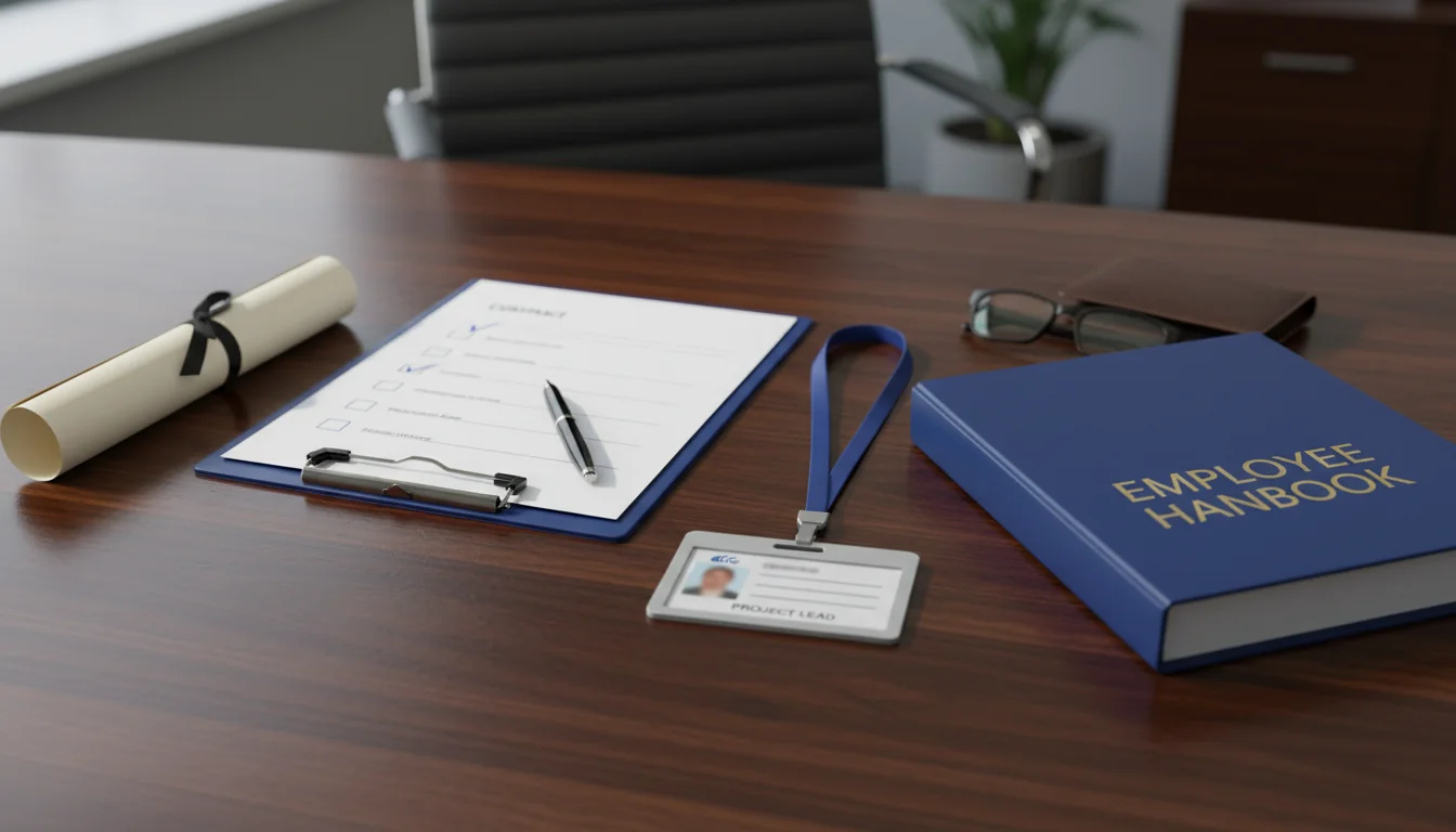 Icons representing handbook policies