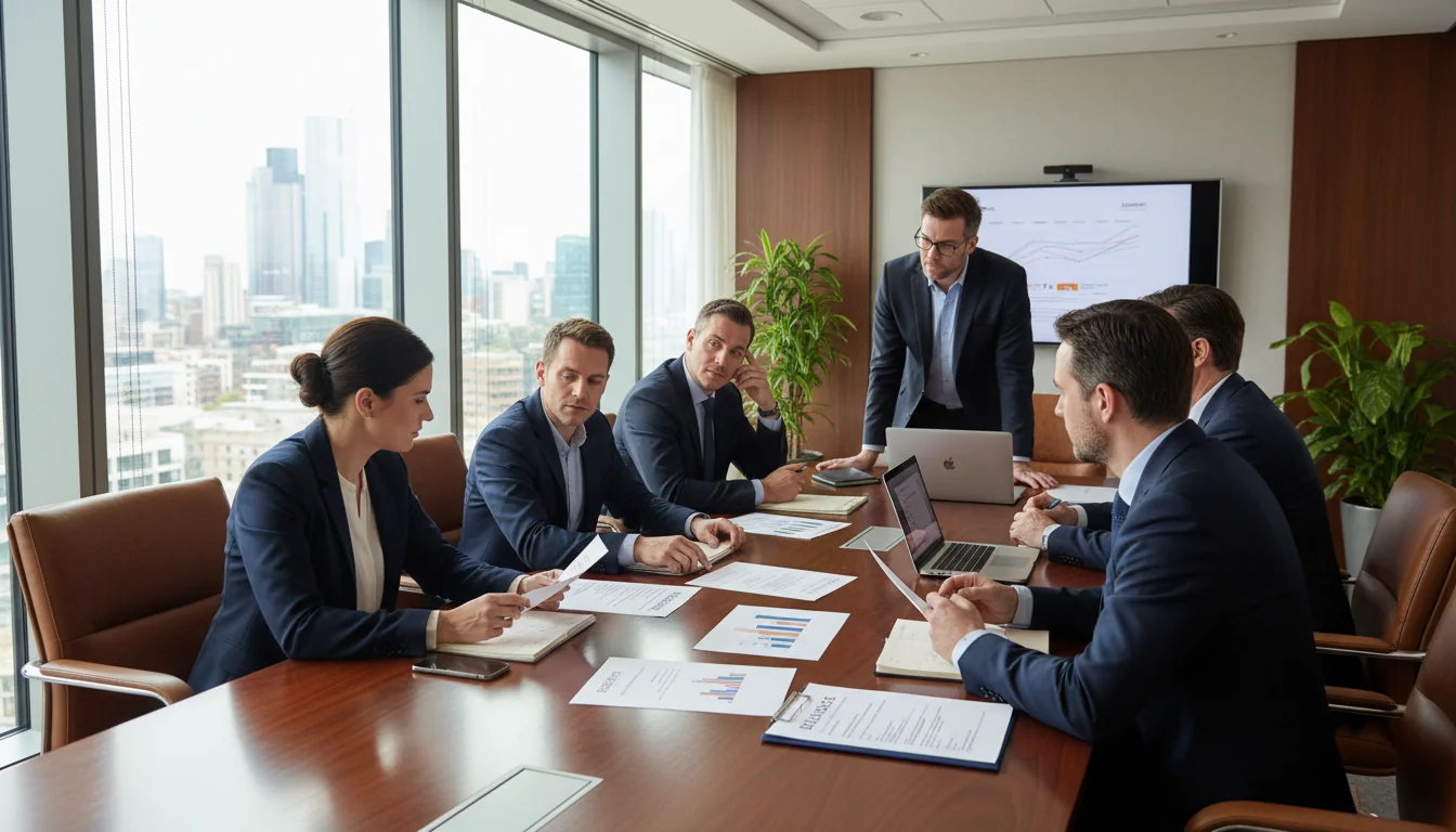 UK business meeting discussing house rules