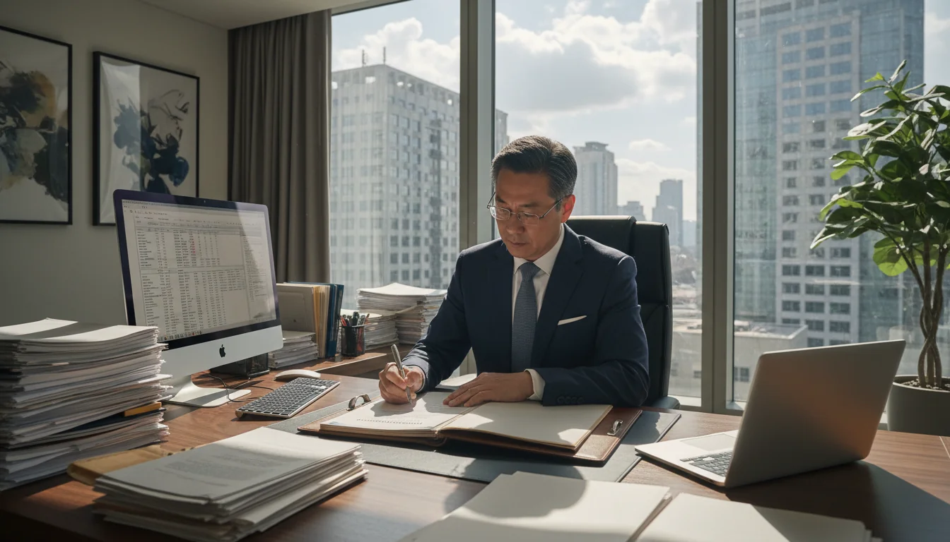 Professional signing corporate house rules document