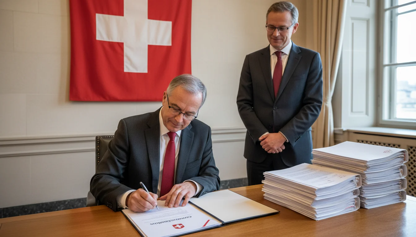 Signing final community policy agreement