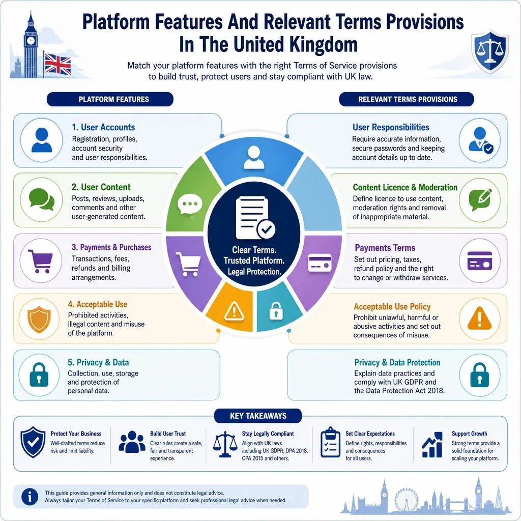 Platform Features and Relevant Terms Provisions
