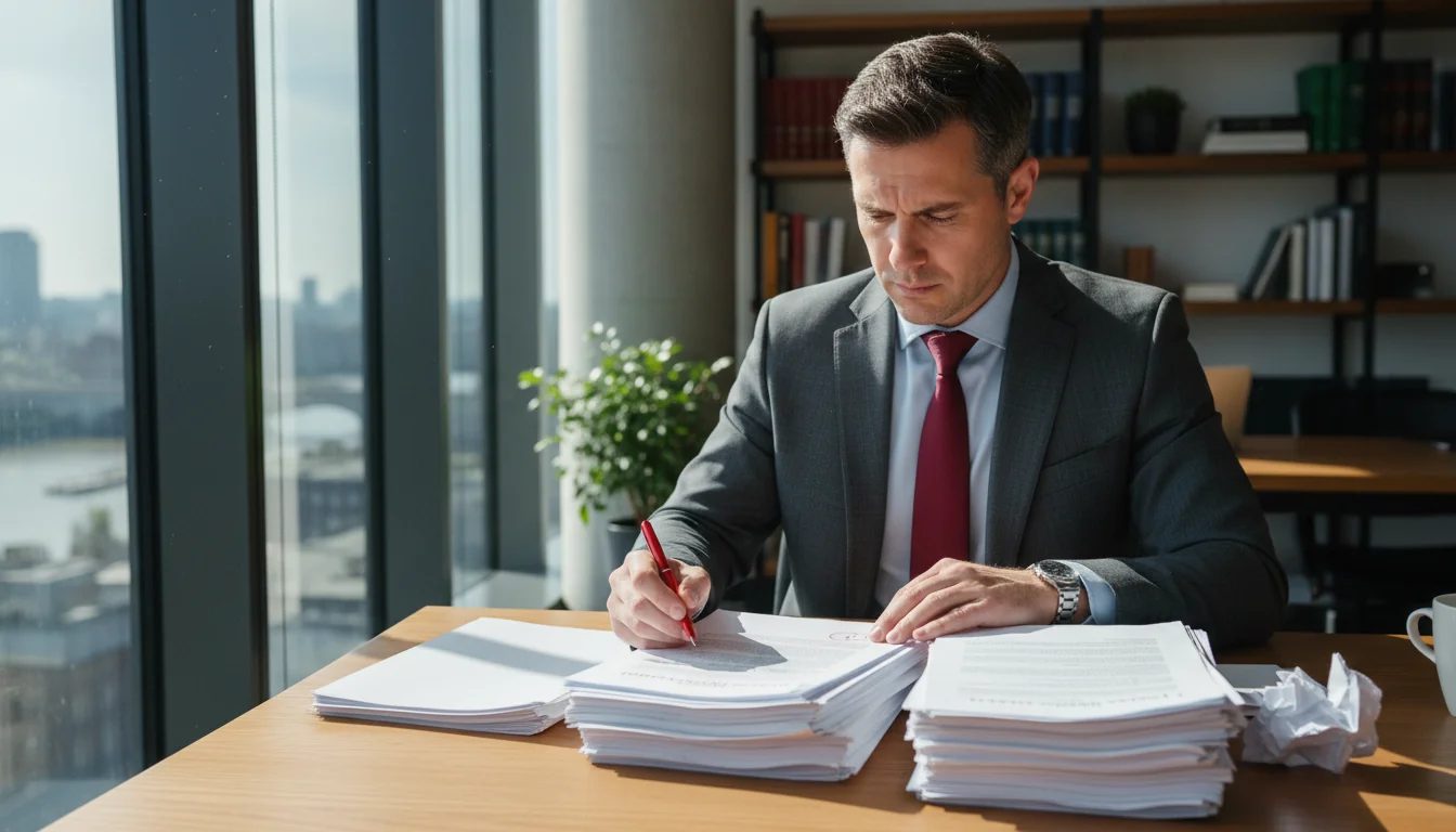 UK lawyer reviewing TOS contract