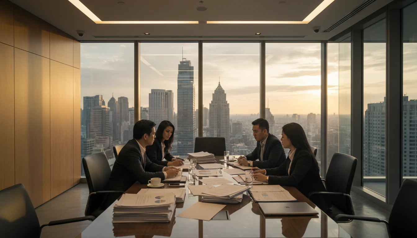 Philippine corporate office meeting