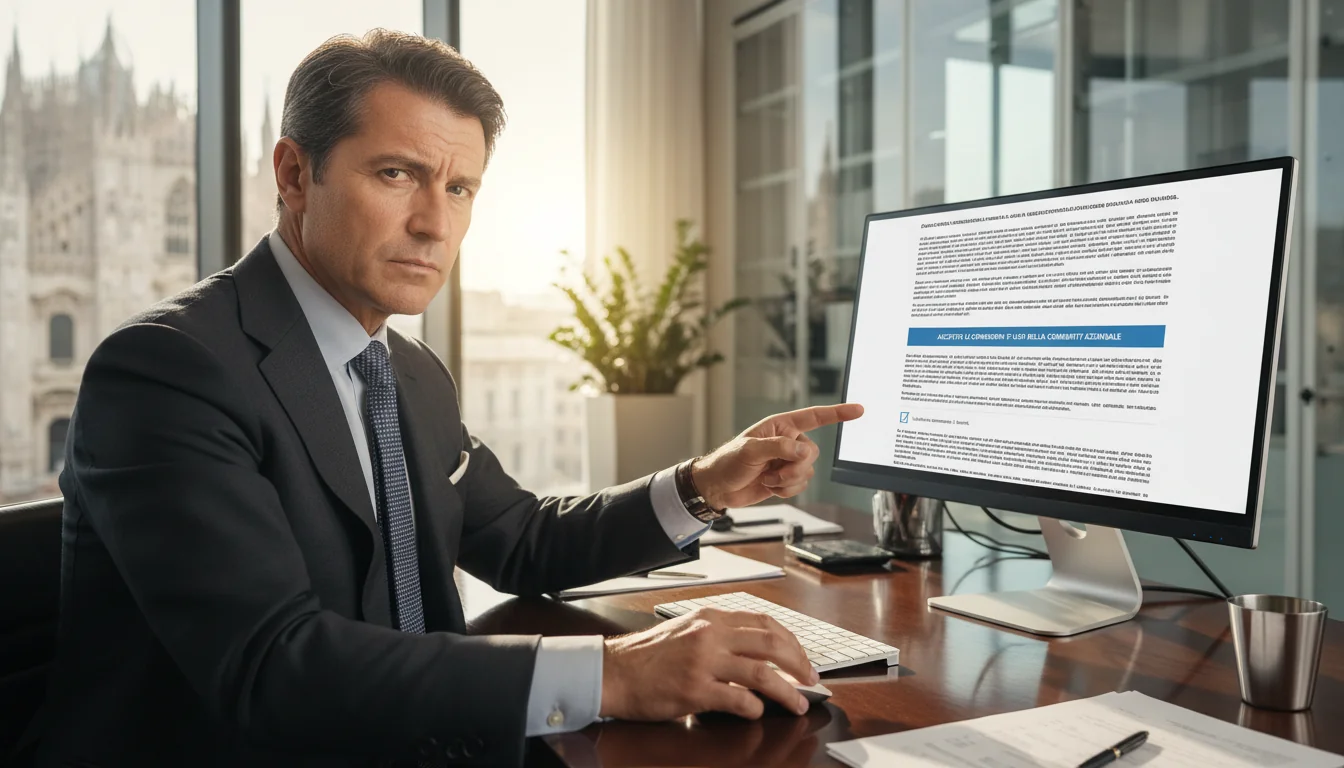 Digital terms acceptance interface