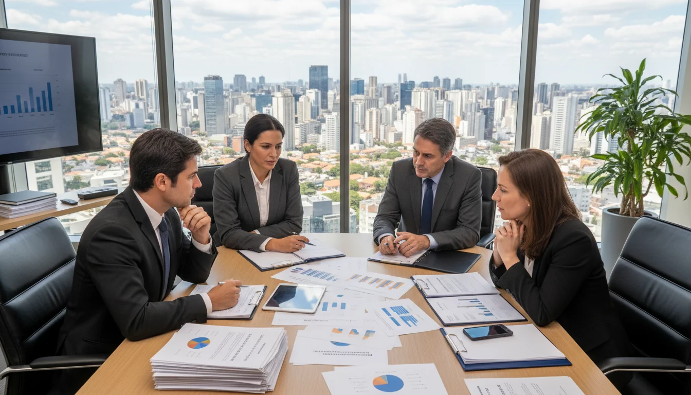 Corporate compliance meeting in Brazil