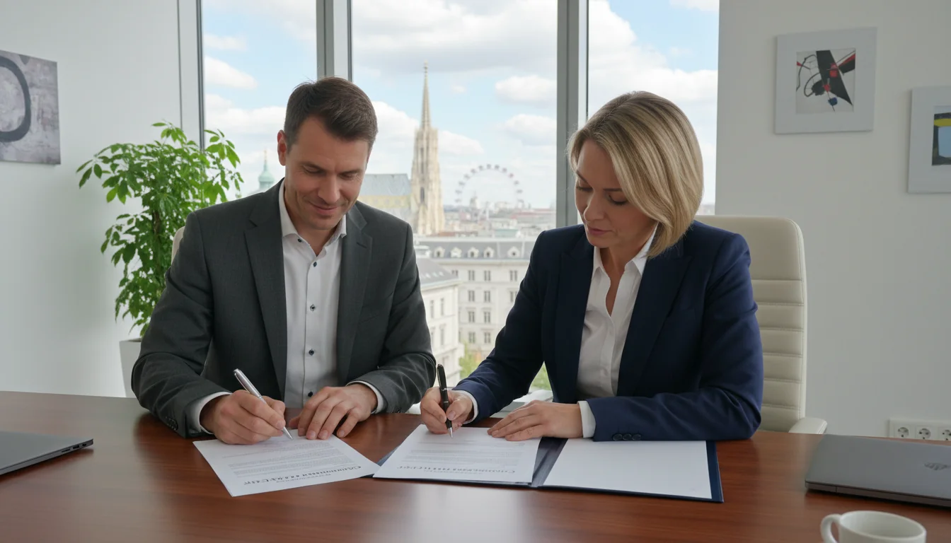 Austrian corporate document signing