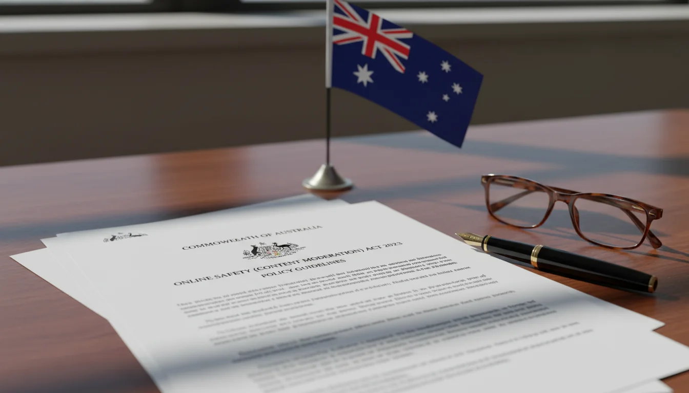 Legal documents on Australian regulations