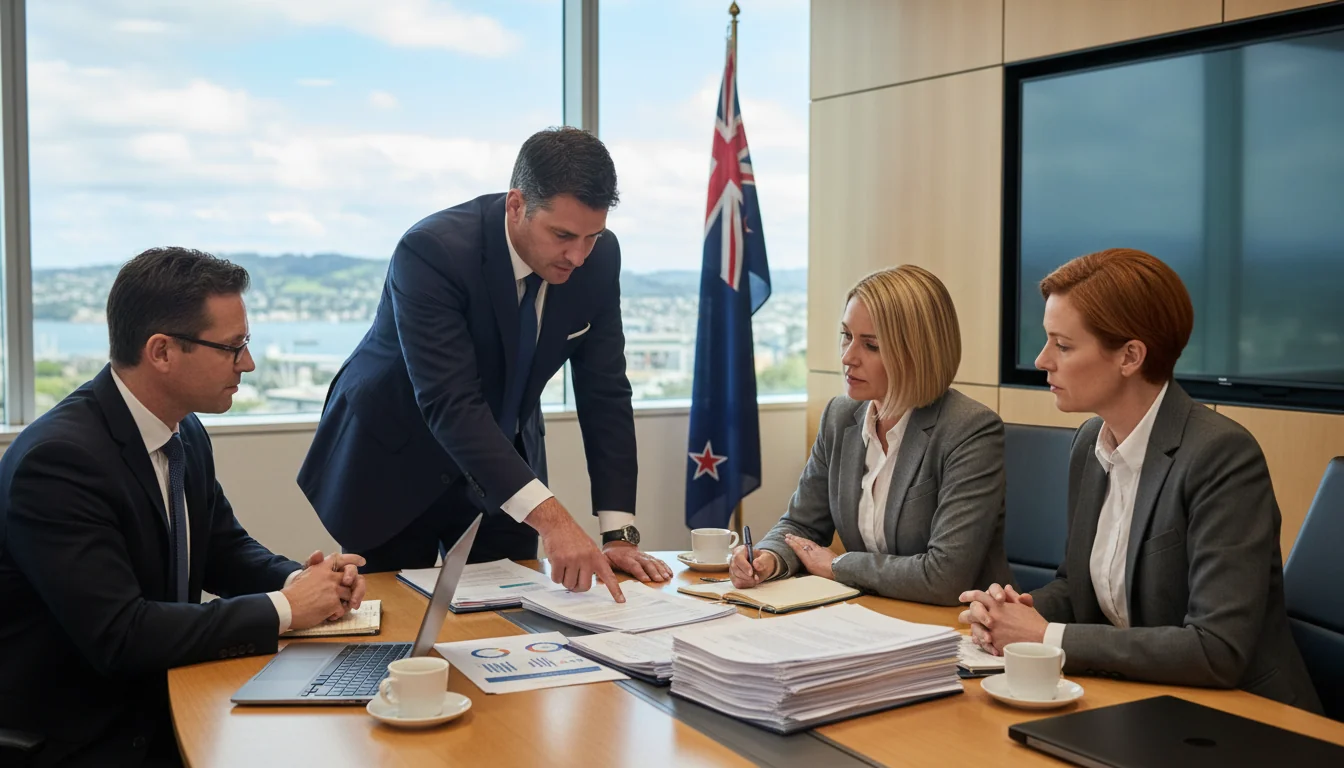 Business meeting on policy compliance