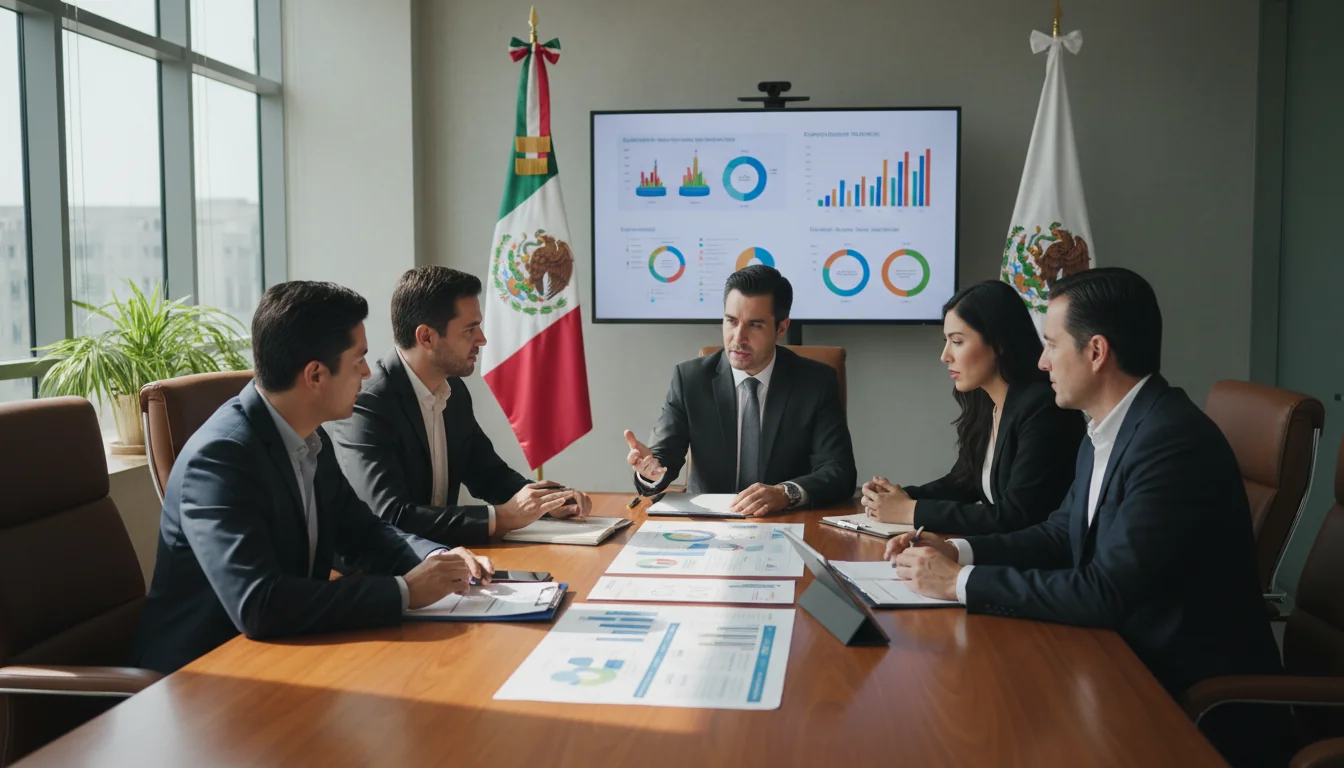 Mexican corporate meeting on moderation