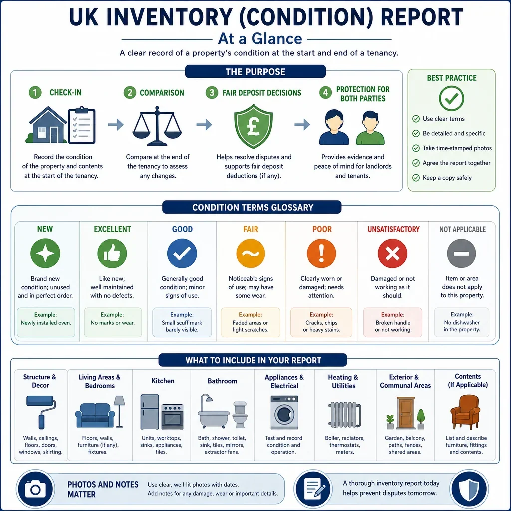 Inventory Report Condition Terms Glossary