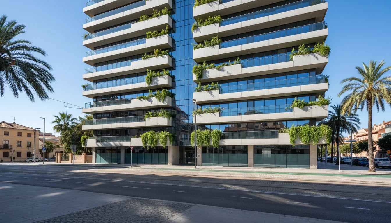 Urban high-rise residential building