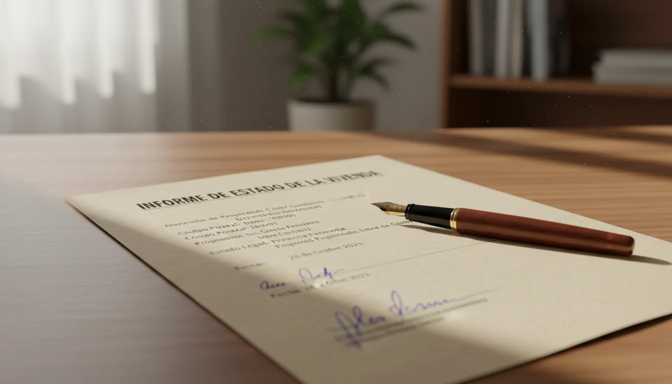 Spanish housing legal document form