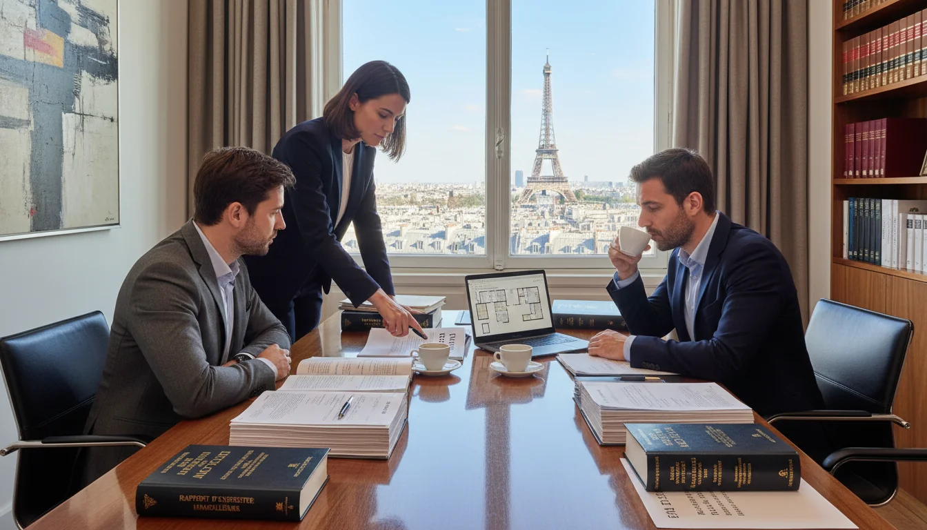 Legal document review meeting