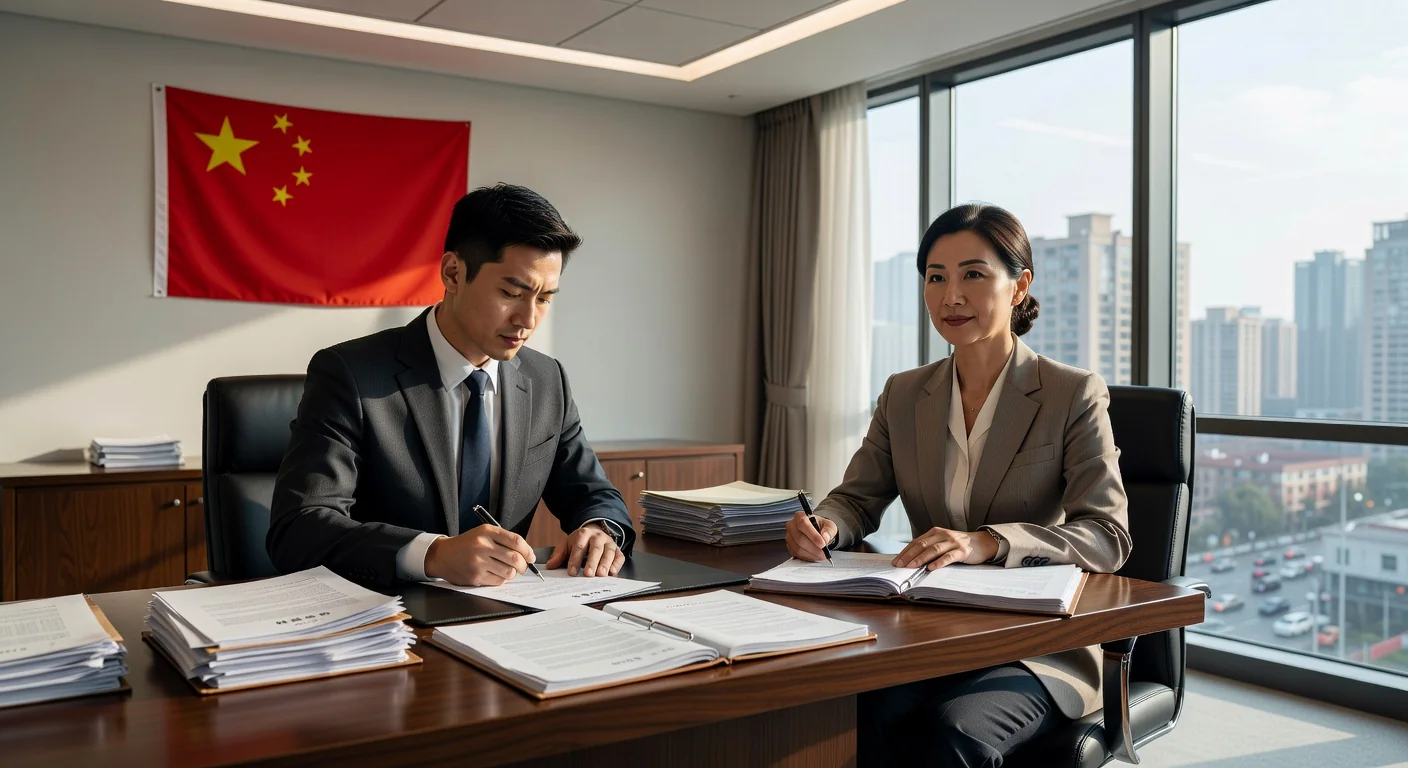 Signing rental lease agreement