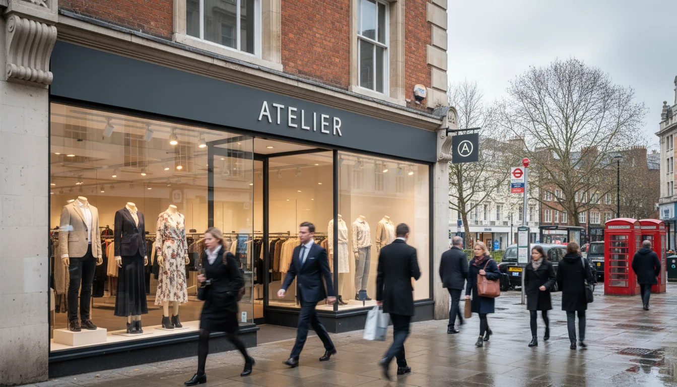 Modern UK retail storefront exterior