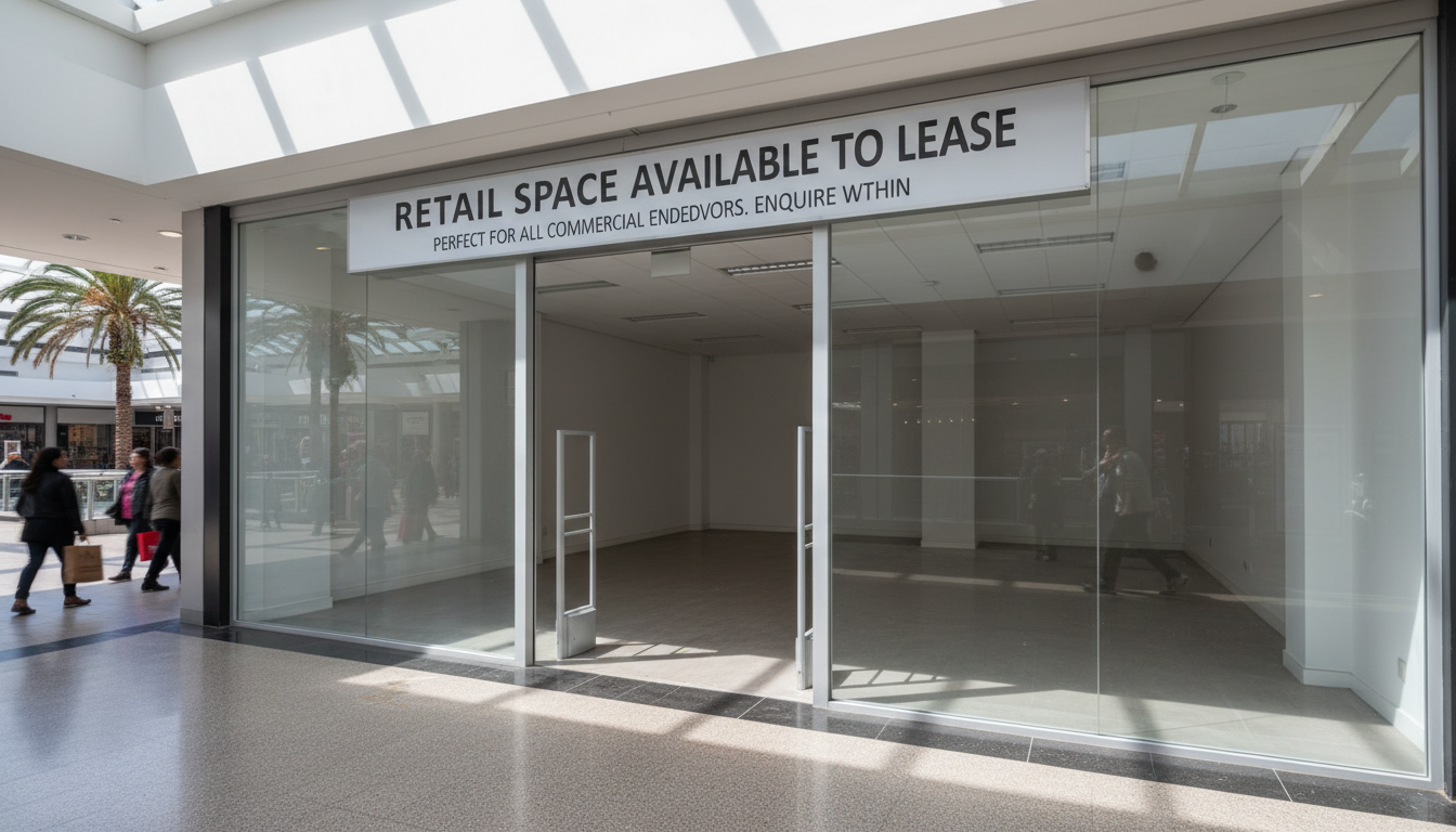 Retail store lease space