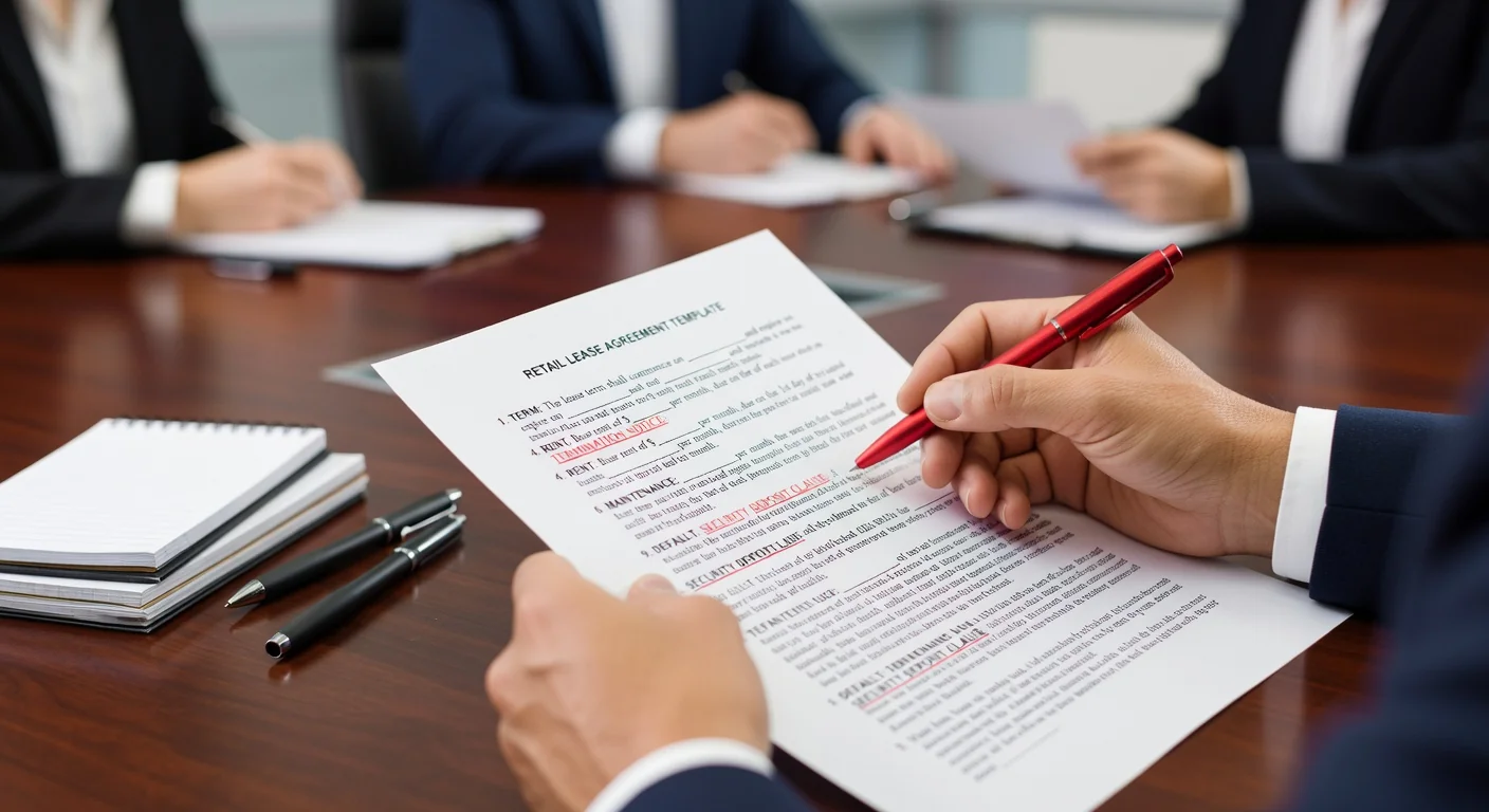 Key clauses in lease template