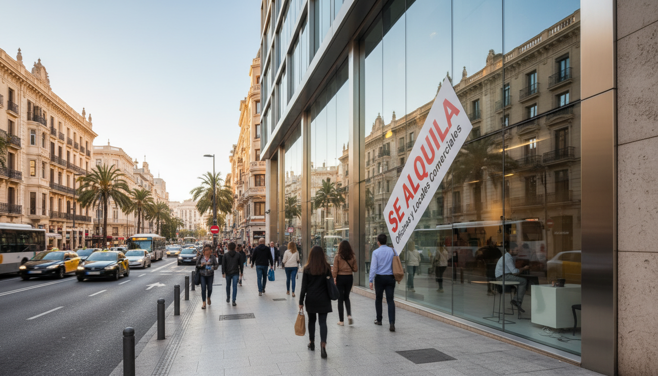 Modern commercial property exterior