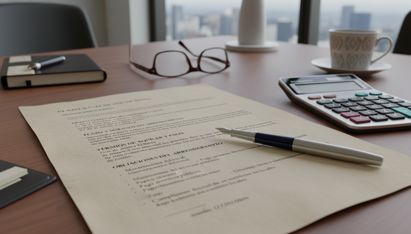 Key elements of commercial lease agreement