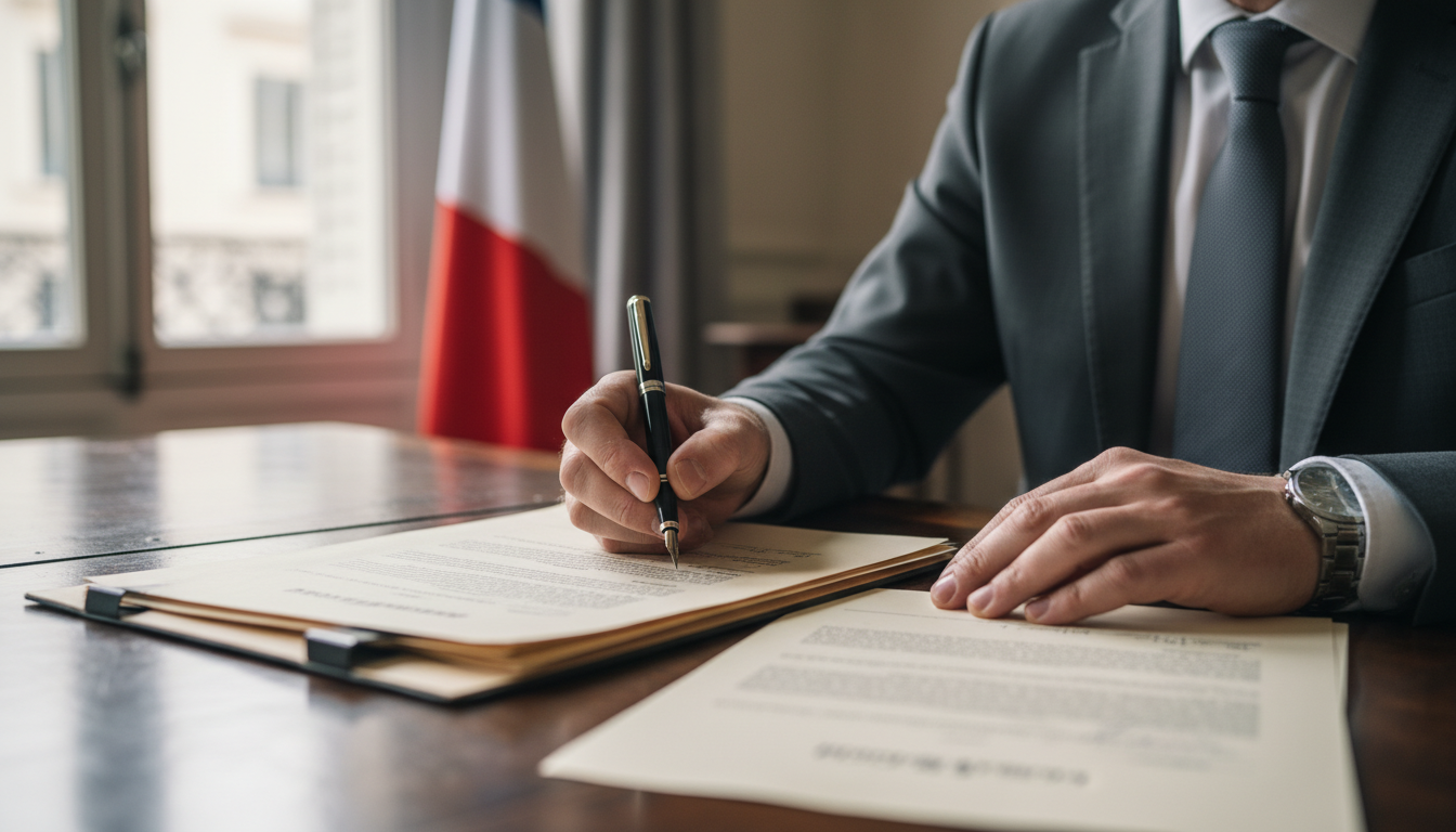 Legal documents signing