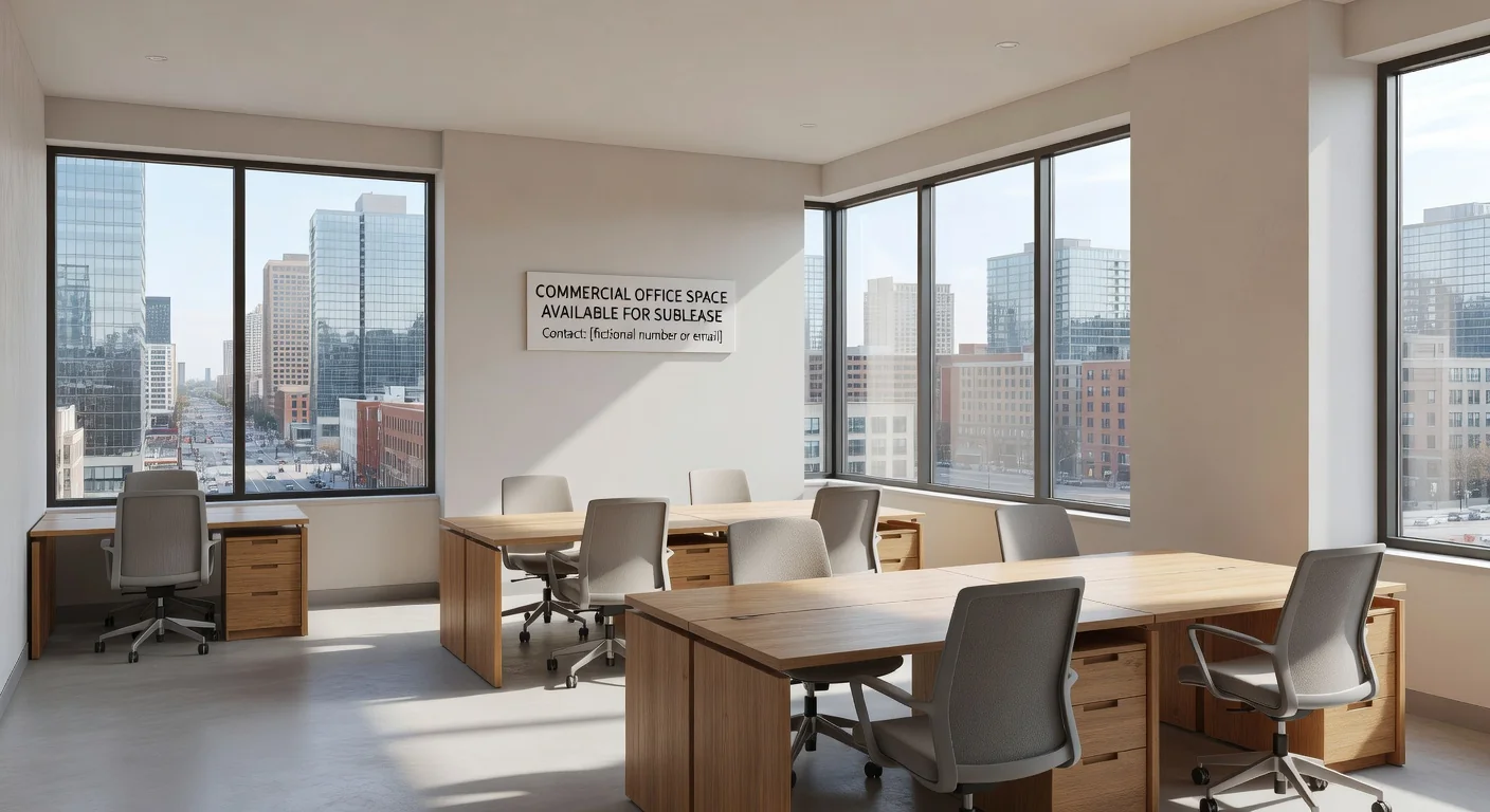 Office space for sublease