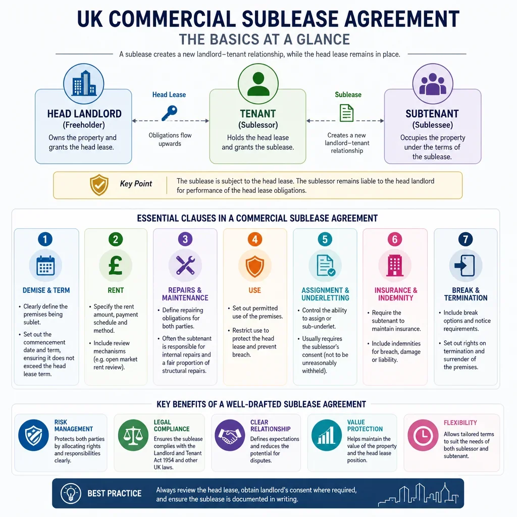 Commercial Sublease Agreement Clause Library