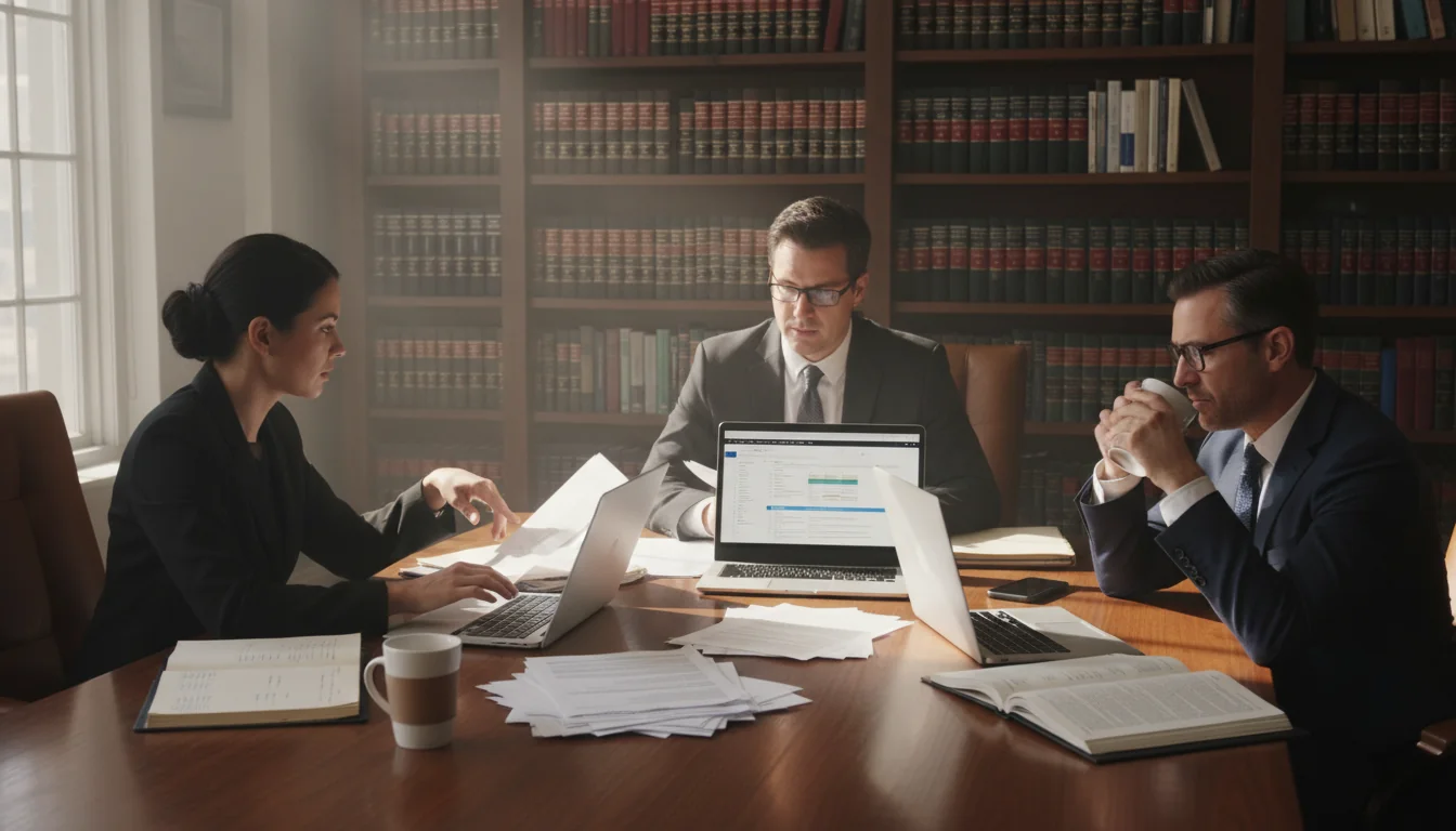 Legal team drafting sublease agreement