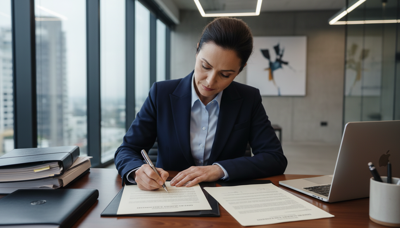 Person signing lease assignment deed