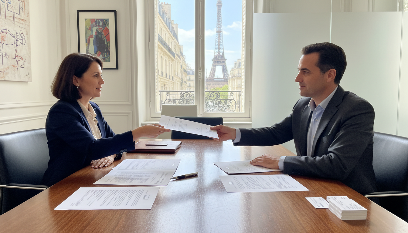 Signing commercial lease transfer contract