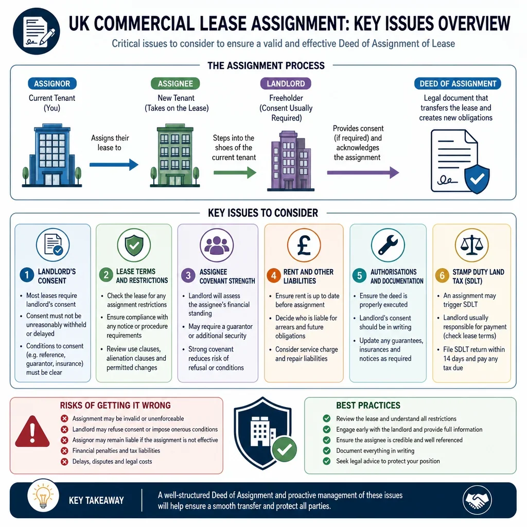 Commercial Lease Assignment Issues Register