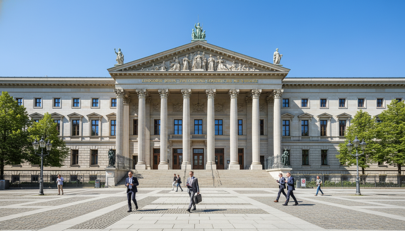 German court building exterior