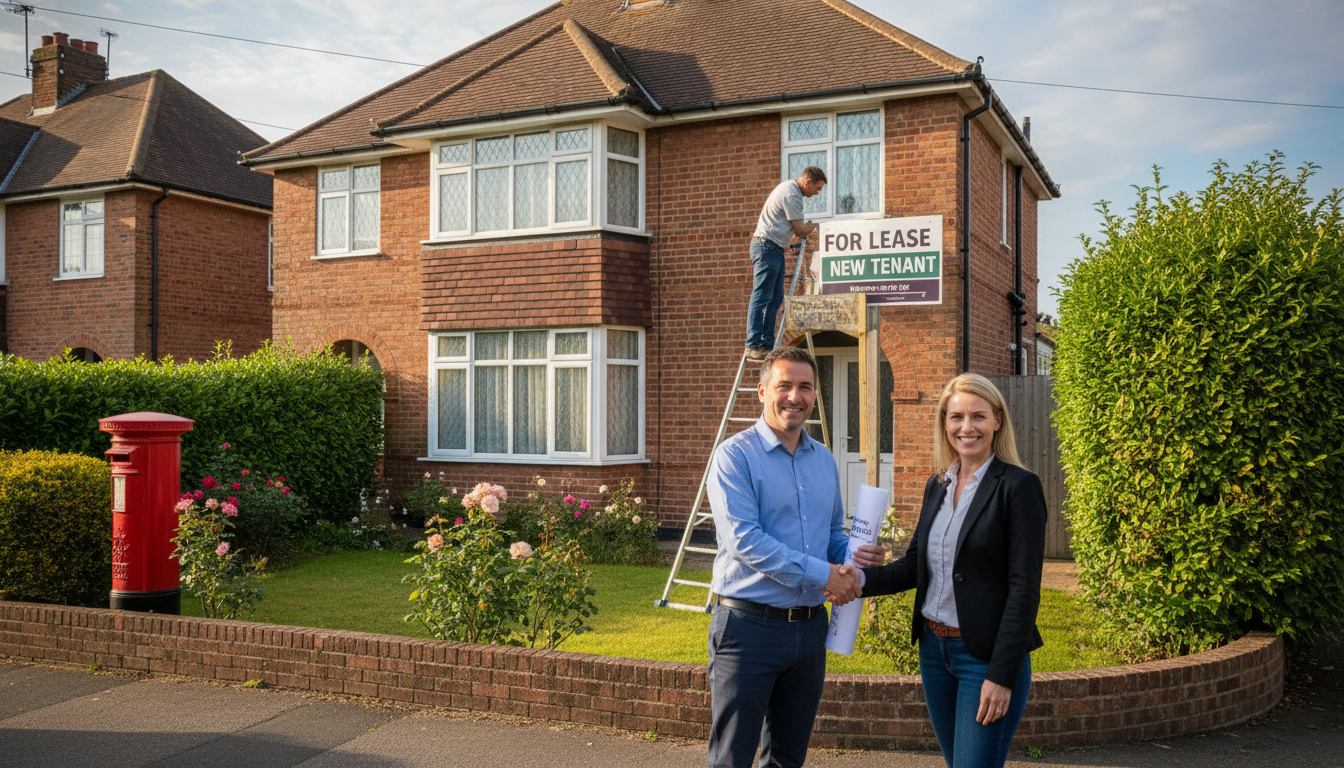 Family home lease transfer illustration