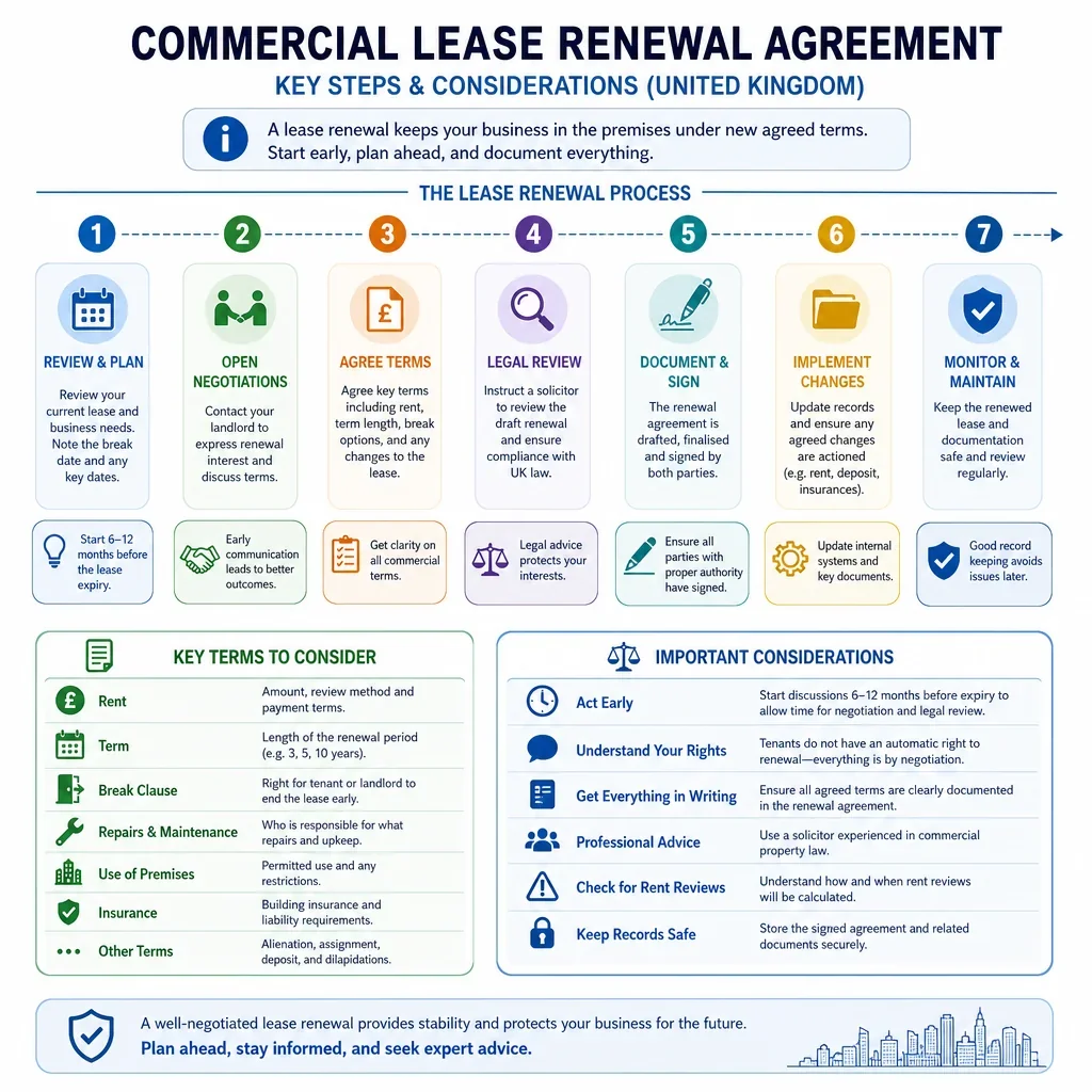 Commercial Lease Renewal Information Checklist