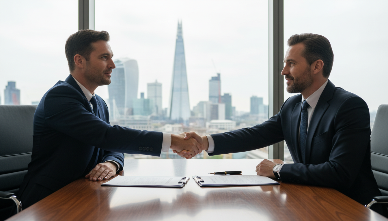 Handshake sealing lease renewal deal