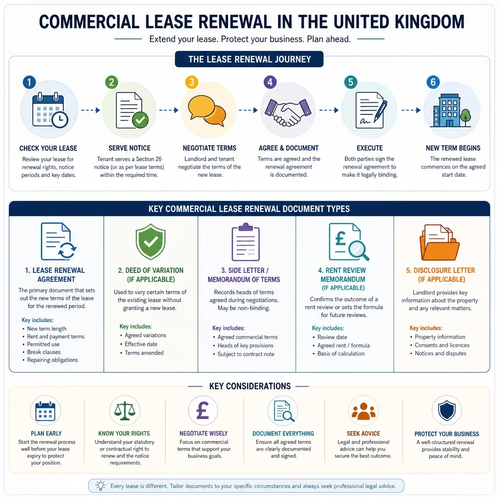 Commercial Lease Renewal Document Types