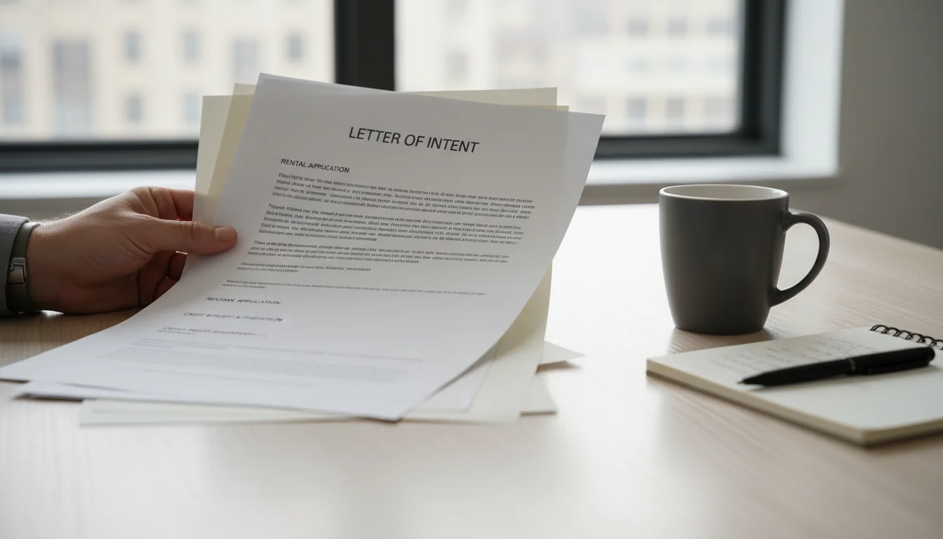 Reviewing rental application documents