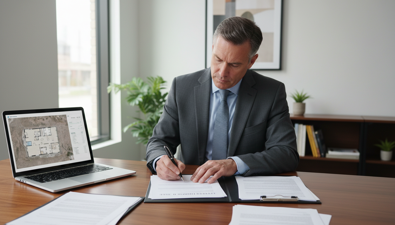 Professional signing lease intent letter