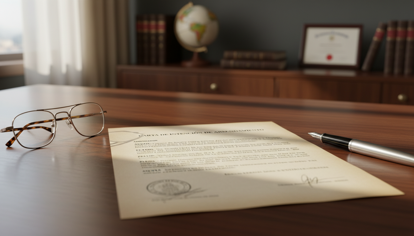 Spanish rental agreement document close-up