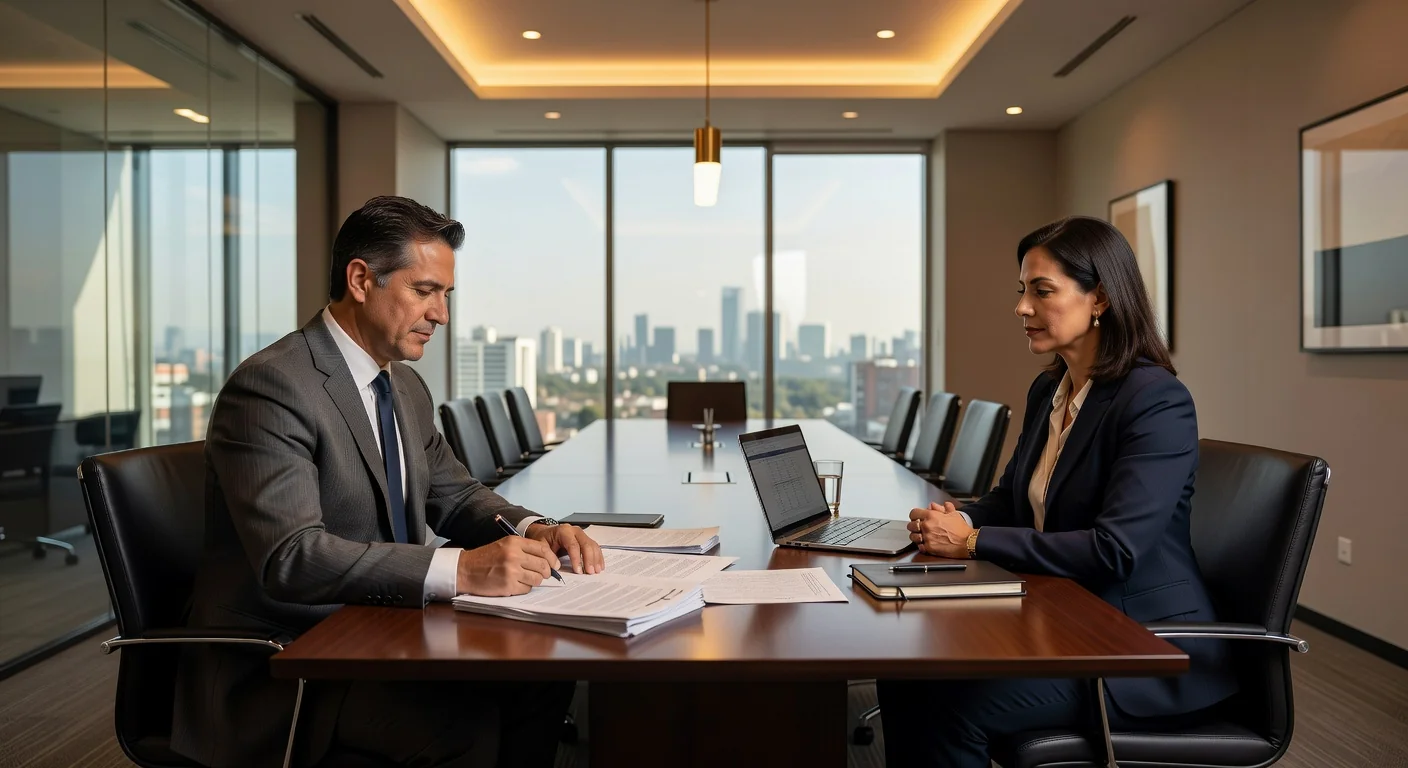 Professional signing lease intention letter