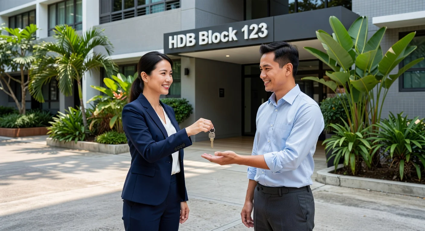Key handover for rental property