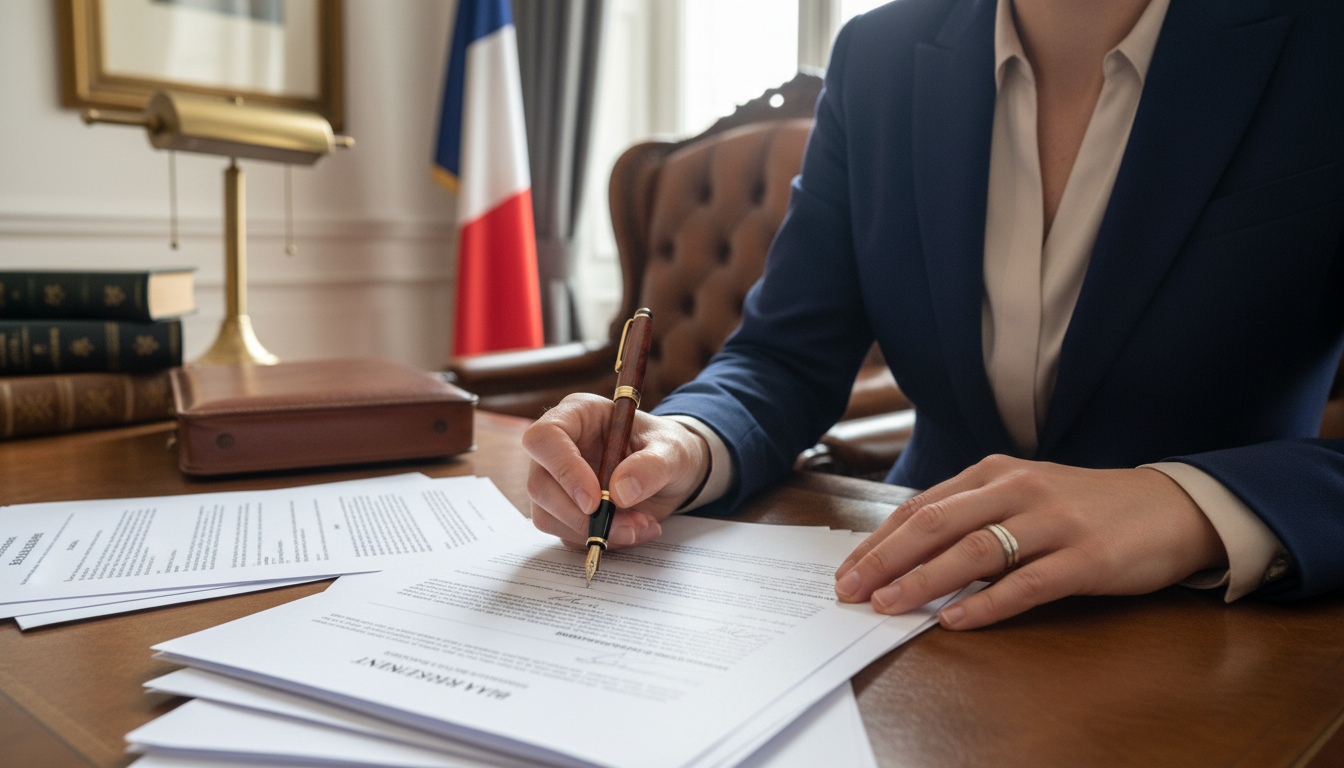 Legal documents signing