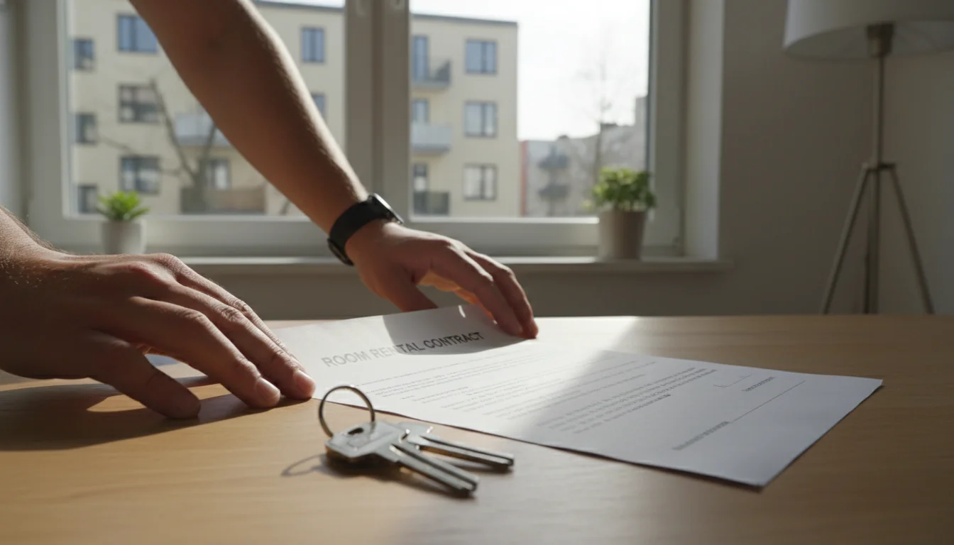 Room keys and contract