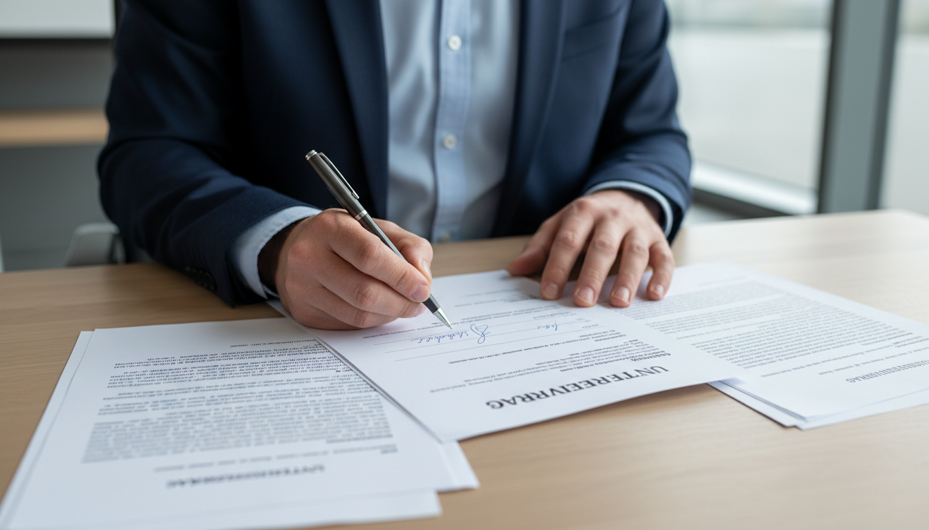 Person signing sublet agreement legally