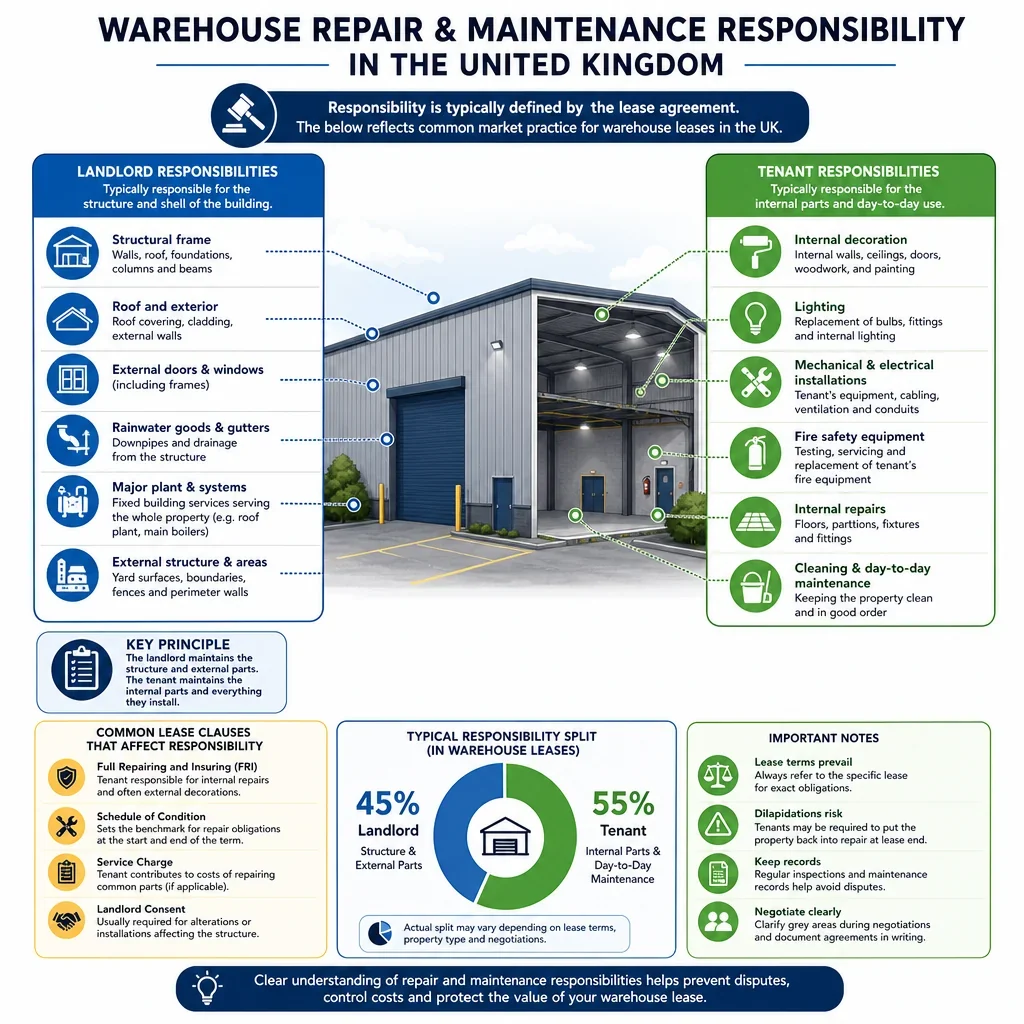 Warehouse Repair and Maintenance Responsibility Dataset