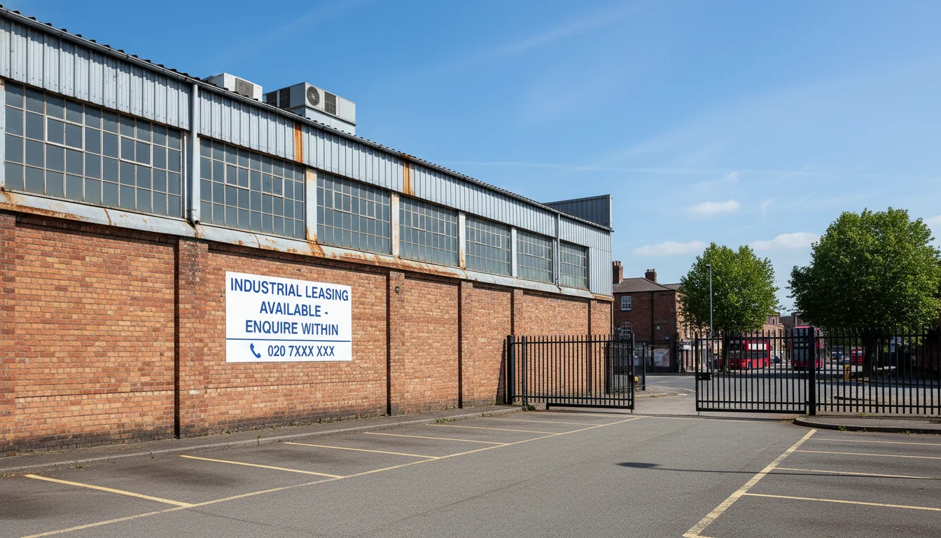 UK warehouse exterior building